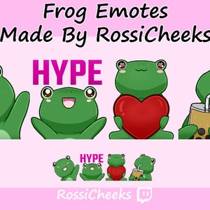 Frog Emotes | [Twitch/Discord] | Emotes