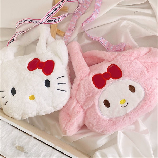 Kawaii Hello Kitty My melody Crossbody bags Ita Bags Kawaii Cute tote Bags Kawaii Purses Sanrio Kawaii Backpacks Shoulder Bag Anime Tote bag