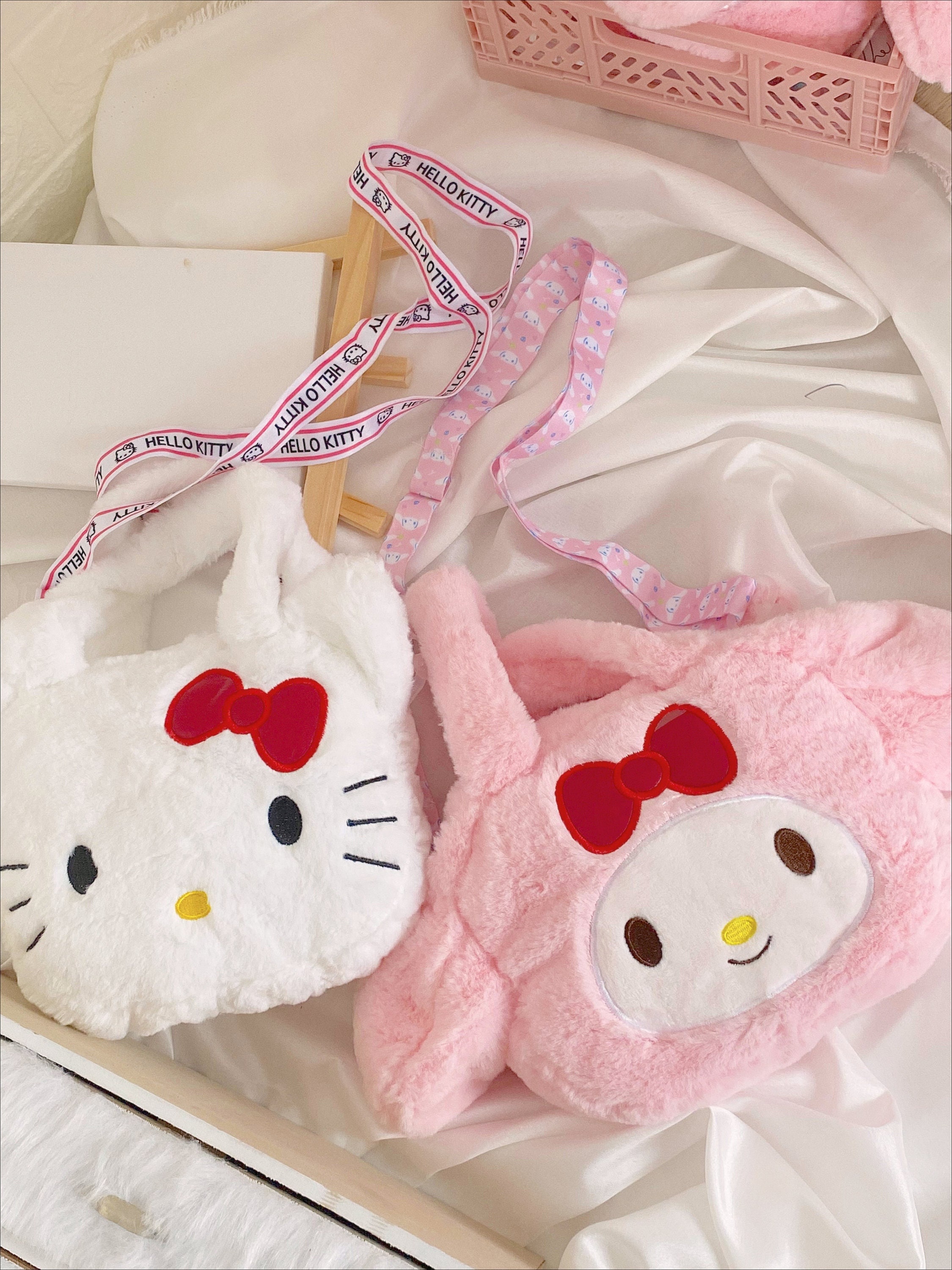 Mignon Hello Kitty peluche chaton peluches Kawaii chat moelleux