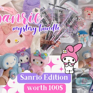 Kawaii Überraschungsbox Kawaii Sanrio My melody Cinnomoroll Kuromi Überraschungspaket, Überraschungsgeschenke Geburtstagsgeschenke, kawaii Plushies