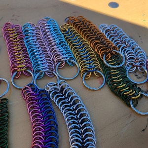 Chainmail Fidget Keychain - Pride Flags | Fidget Keychain | Handmade Fidget Keychains | Chainmail Fidgets | Handmade | Pride Keychain Fidget