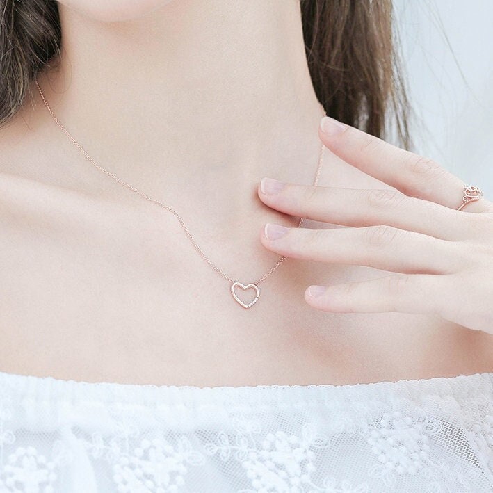 【CHUU 着用】Heart Kiss Pave Necklace(925 Silver, GOLD) 61nJb+Obi4L._AC_SL1500_.jpg