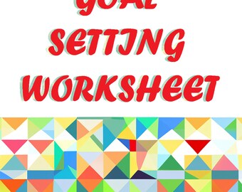 Very Simple Goal Setting Worksheet