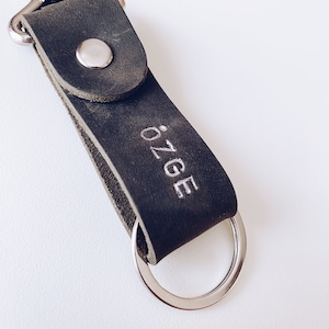 Personalization Keychain Leather Traveler, Green, Country Tag Keychain, World Traveler Clip, Travel Key, Traveler Charm, Travel Token & Tags