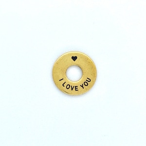 Custom Country Name Token, 14K Gold Coated Disc, Personalized Charm, Travel Lover Gift, Country Travel Disc, Travel Memories, Travel Lovers