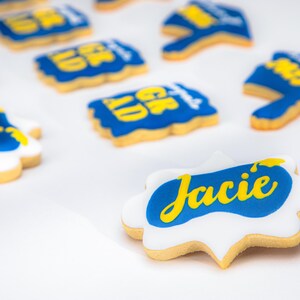 Custom Cookies - 1 dozen, Personalized, Graduation, Corporate, Birthday, Bridal shower, Baby shower, Wedding, Holiday, Any event, etc.