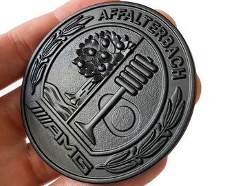 1Pc  New affalterbach emblem 3d metal badge side quarterpanel for mercedes-benz amg
