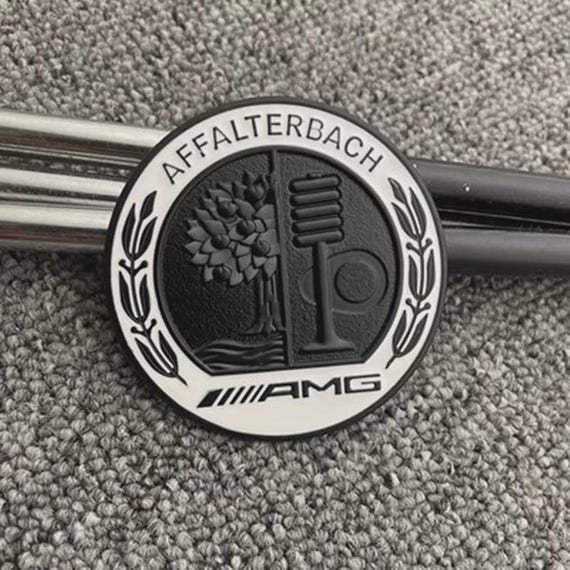 Logo de coffre hayon AMG Mercedes Noir Mat - Auto