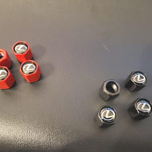 Lexus emblem ventilkåpor: sexkant, rostfri legering, vattentät