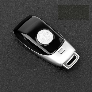 Amg key cover 2020 affalterbach emblem remote fob aluminum silver mercedes benz