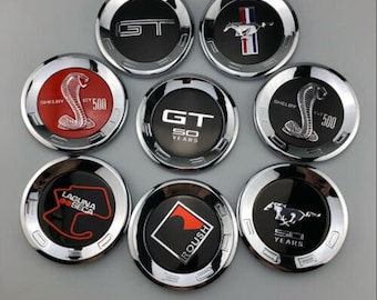 For Black Mustang 2.3t Cobra Shelby GT Roush Trunk Tailgate Deck Emblem Badge
