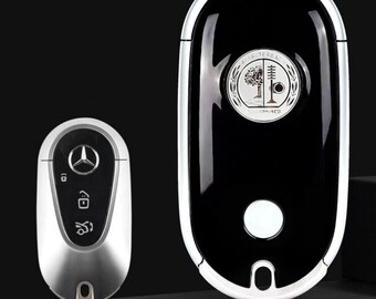 2022 new amg key cover emblem remote fob affalterbach aluminum mercedes benz