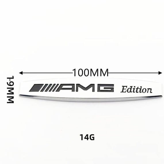 AMG LOGO Badge Emblem Sticker For Mercedes Benz A C E CLA GLA GLC GLA