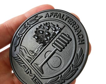 1pc  new affalterbach emblem 3d metal badge side quarterpanel for mercedes-benz amg