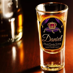 Custom Crown Shot Glass, Personalized Royal Shot Glasses, Birthday Gift, Gift for Him, Father&#39;s Day, Christmas Gift, New Year Shot Glass Set
