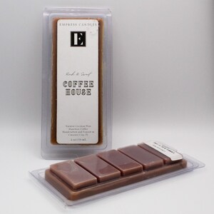 Hazelnut Vanilla Coffee Natural Nontoxic Vegan Cruelty Free Aromatherapy Highly Scented Best Eco Friendly Wax Melts