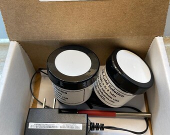 thumbnail image 2 of Becker Industries 8oz Industrial Grade Silver Electroplating Solution - 24K Gold Chrome Base 2 of 4