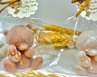 Handmade Bear Soap, Baby Shower Favors, Beary Birthday Party Decorations