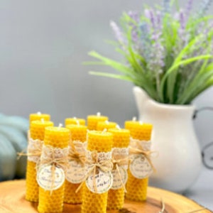 Honey Bee Candle favors - 100% Pure Beeswax favors baby shower favors Bee baby shower, Mommy-to-bee, gender neutral, bride shower favors