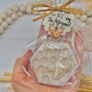 Handmade Honey Bee Goat Milk Soap Favors, Bridal Shower Gifts