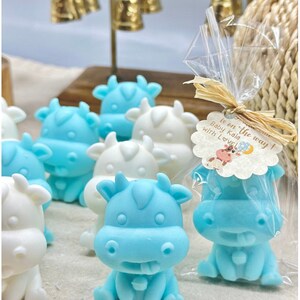 Cow Soap Baby Shower Favors: Handmade Goat Milk Soap