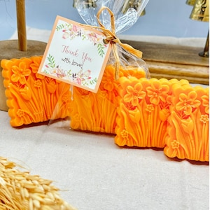 Big Wildflower Soap Favors, Baby Shower Girl in Bloom, Bridal Wedding Decorate, Spring Flower Soap Favors, Garden Field Wedding Decorations