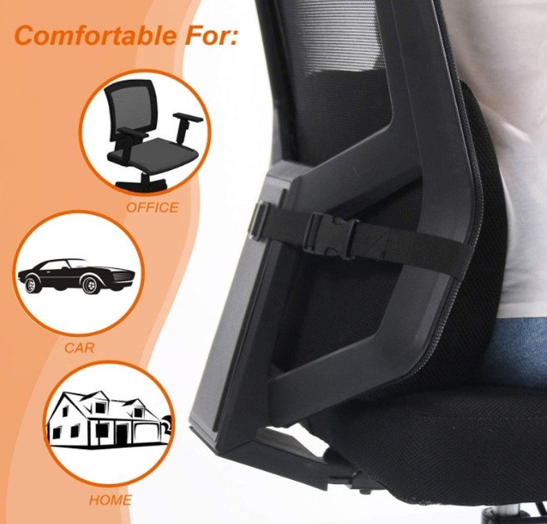 Lumbar Support Car Seat Cushion Back Support Etsy