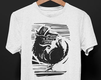 Cerberus shirt, Soft Grunge T-shirt, Aesthetic Clothing, Edgy Outfit, Gothic Clothes, Urban Streetwear, Alternative Fashion, Edgy