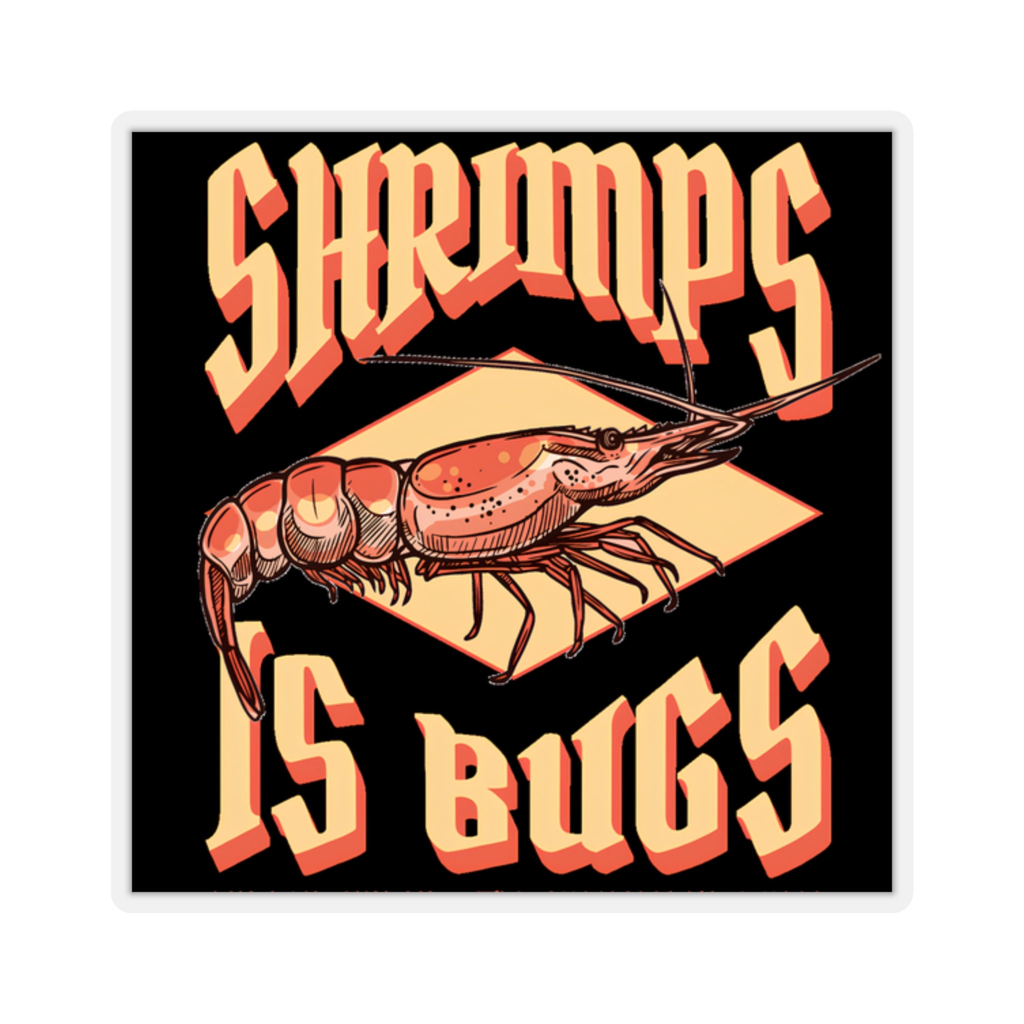 Supreme x shrimp sticker sale