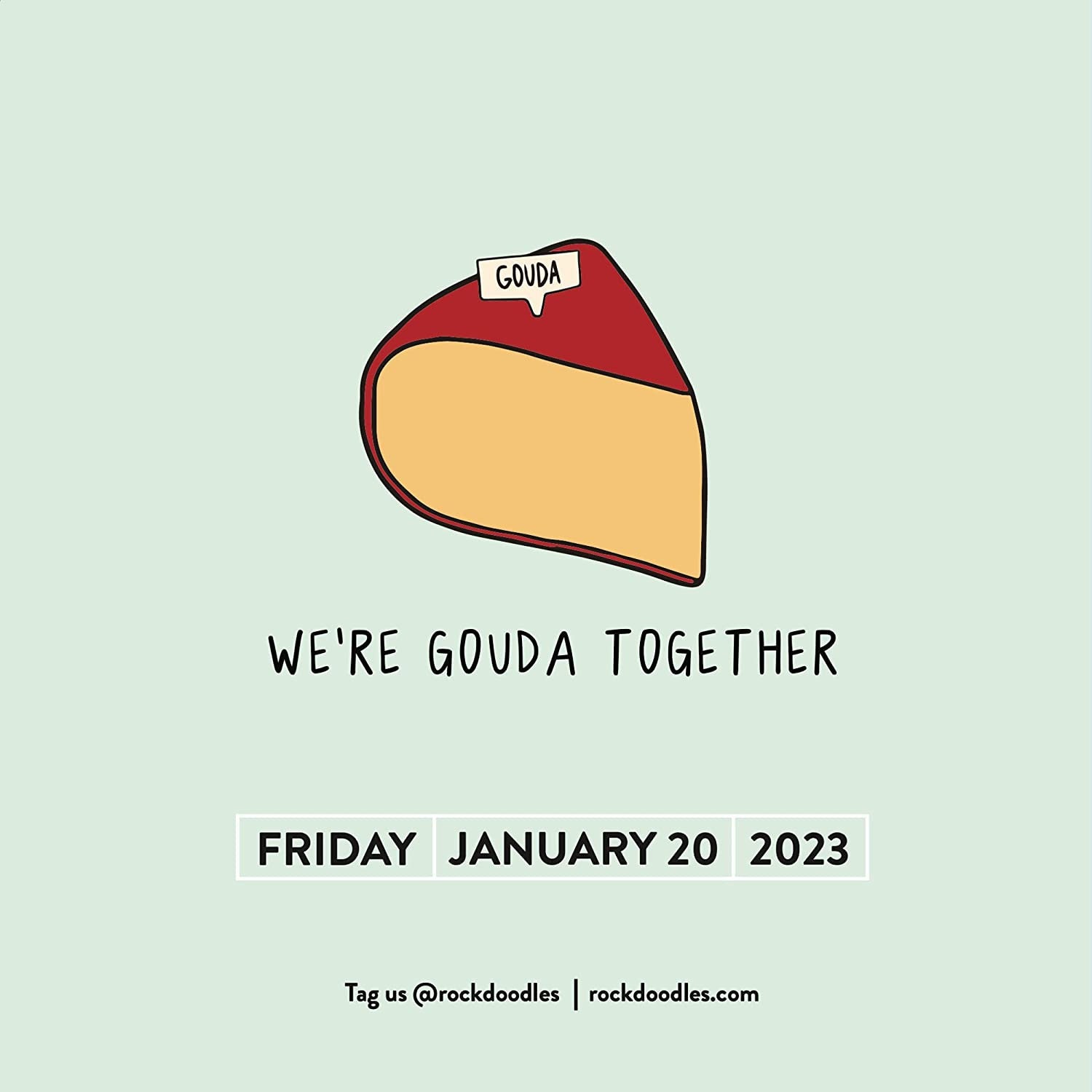 Funny Daily Calendar 2023 Rockdoodles Punny Day-to-day Desk - Etsy