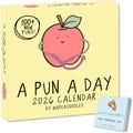 Rockdoodles 2026 Punny Daily Desk Calendar | Funny Calendar 2026 Day to Day for Home or Office, Daily Calendar 2026 Page a Day