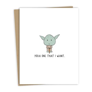 Funny Anniversary & Valentines Day Cards, 7 Different Designs | Funny Cards - Punny I Love You Cards and Everyday Cards For All Occasions Yoda One