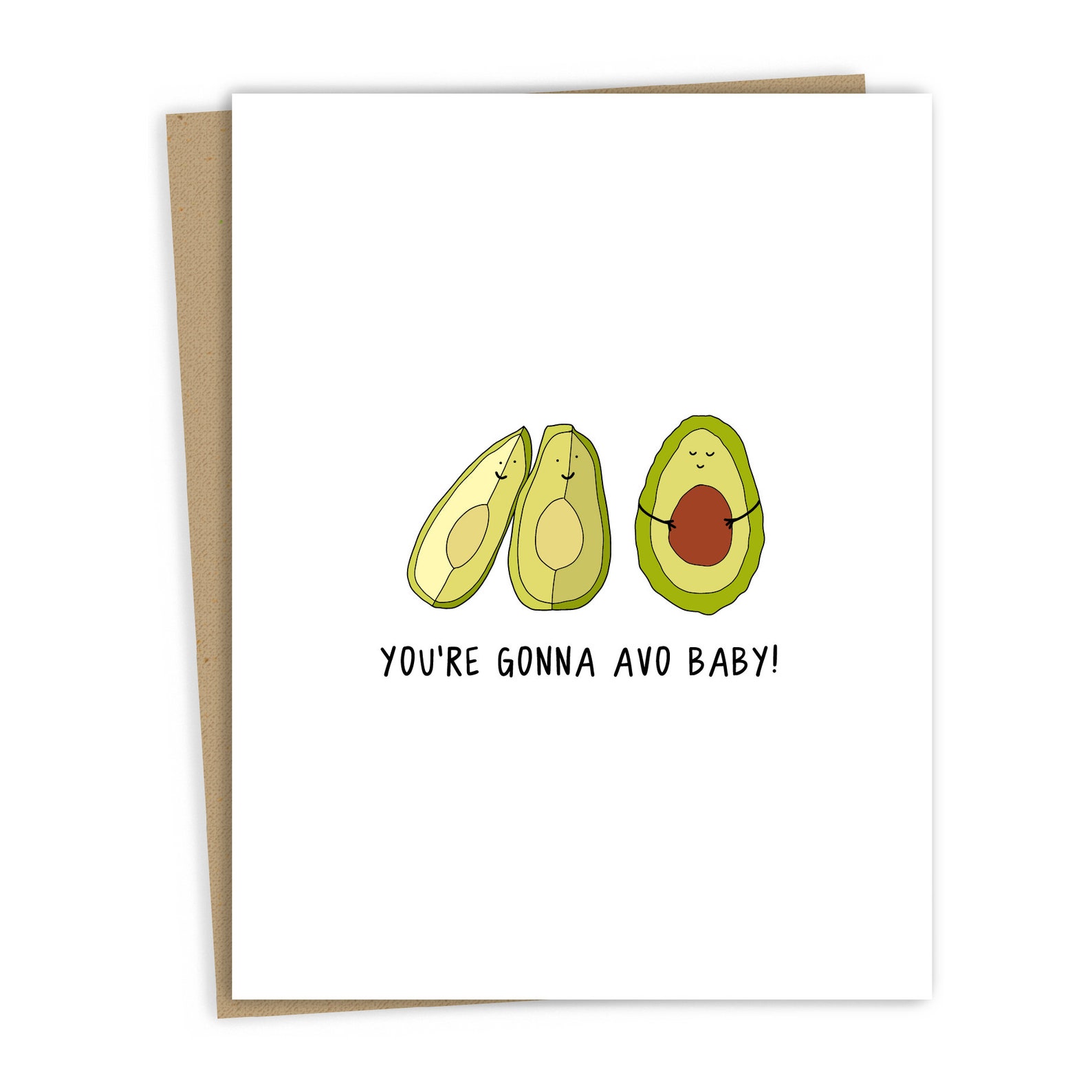 Funny Baby Shower Cards, 4 Different Designs Funny New Parent Cards Fun