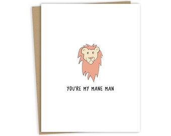 Mane Man Card