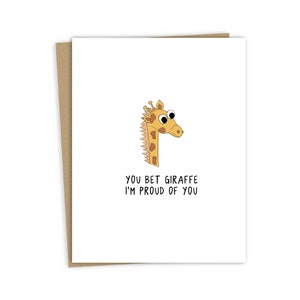 You Bet Giraffe Card
