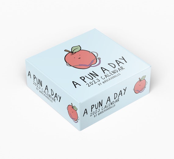 Funny Daily Calendar 2023 Rockdoodles Punny Day-to-day Desk - Etsy