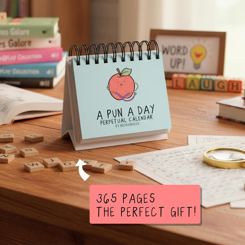 Rockdoodles A Pun A Day Perpetual Calendar Funny Calendar Day