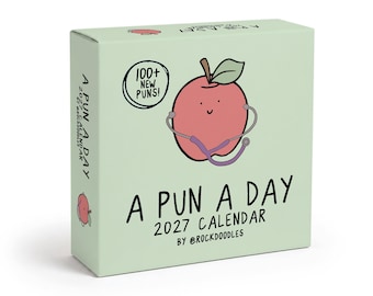 2027 A Pun A Day Desktop Calendar