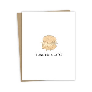 Love You A Latke Card