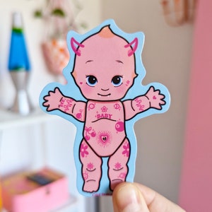 Tattoo Kewpie Baby | Vinyl Sticker