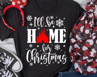 I'll be Home for Christmas SVG, Merry Christmas SVG, Christmas trip SVG, svg, dxf, eps, png digital download