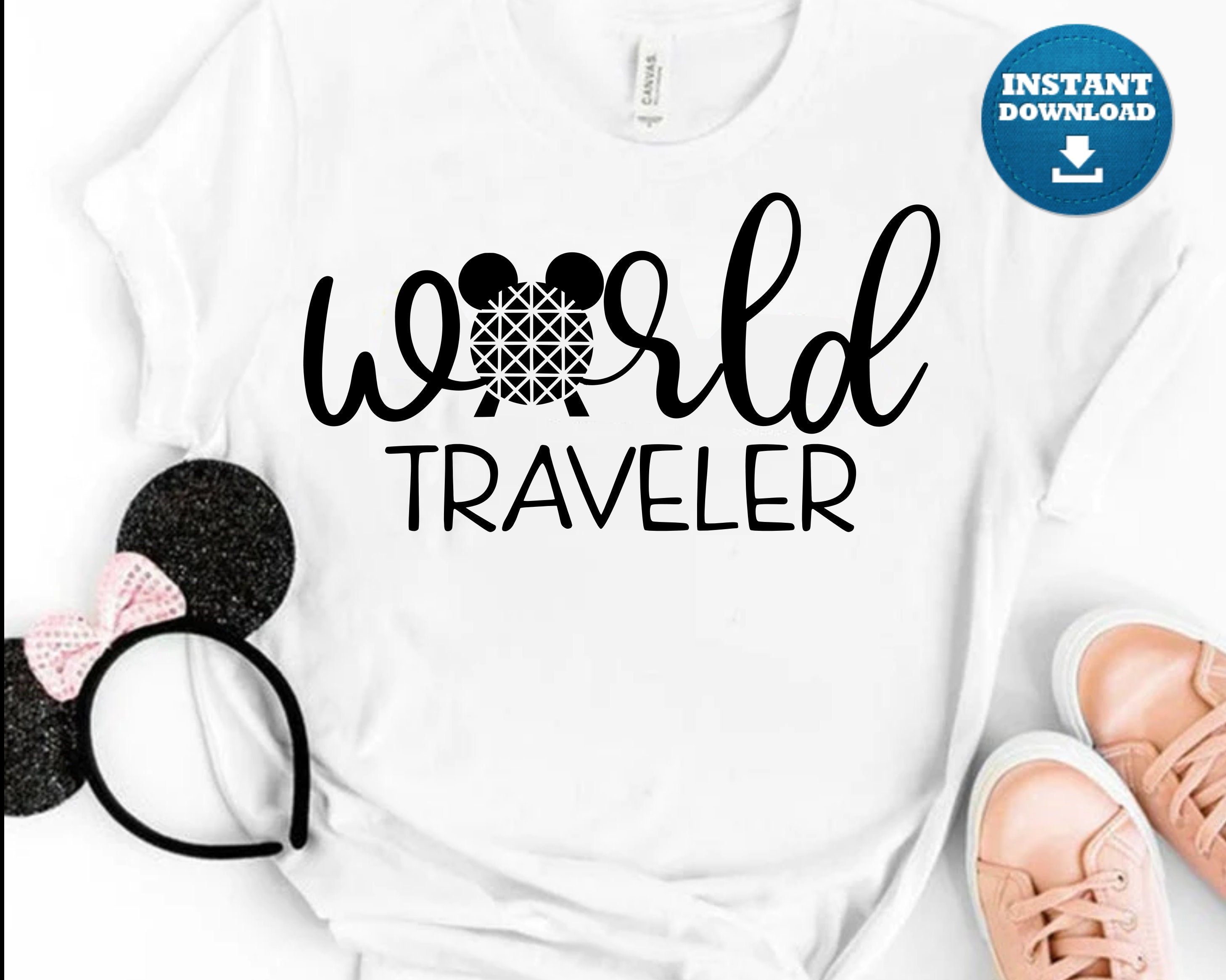 World Traveler SVG, Epcot Svg, Family Vacation Shirts Svg, Family