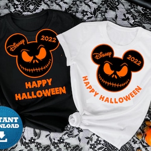 Mickey head Jack Skellington SVG, Mickey&#39;s Not So Scary Halloween svg, Halloween SVG for Silhouette, Cricut cut files, svg, dxf, eps, png