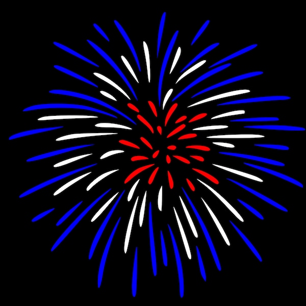 Firework SVG and PNG File, 4th of July SVG, Firework png, 4th of July Svg for Silhouette, Cricut cut files, svg, dxf, eps, png