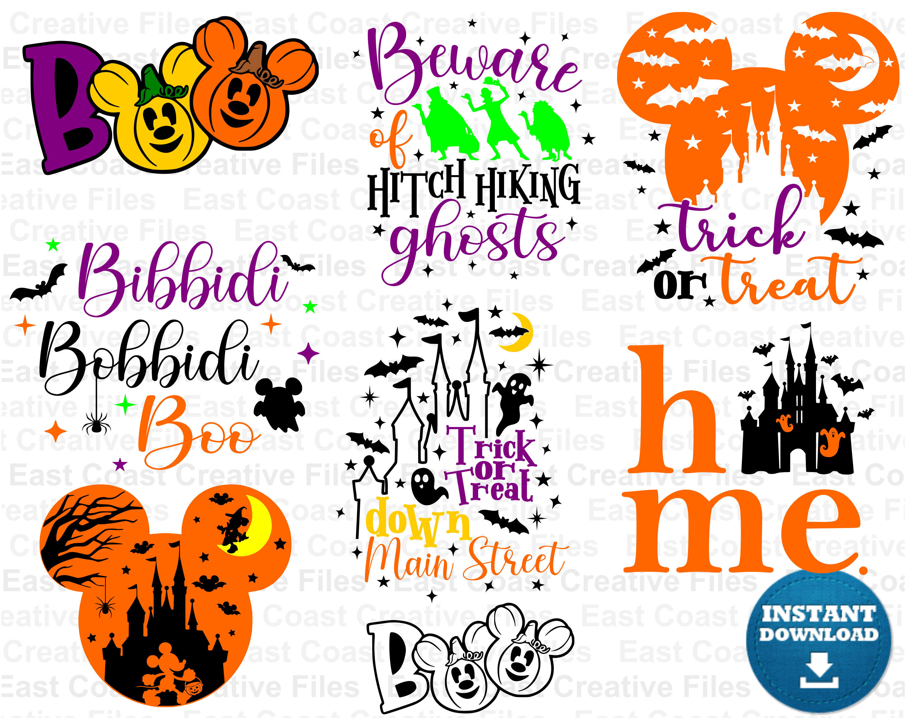 Mickey s not so scary halloween party svg bundle etsy