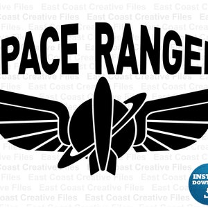 Space Ranger SVG, Star Command SVG, Lichtjaar SVG, svg, dxf, eps, png digitale download