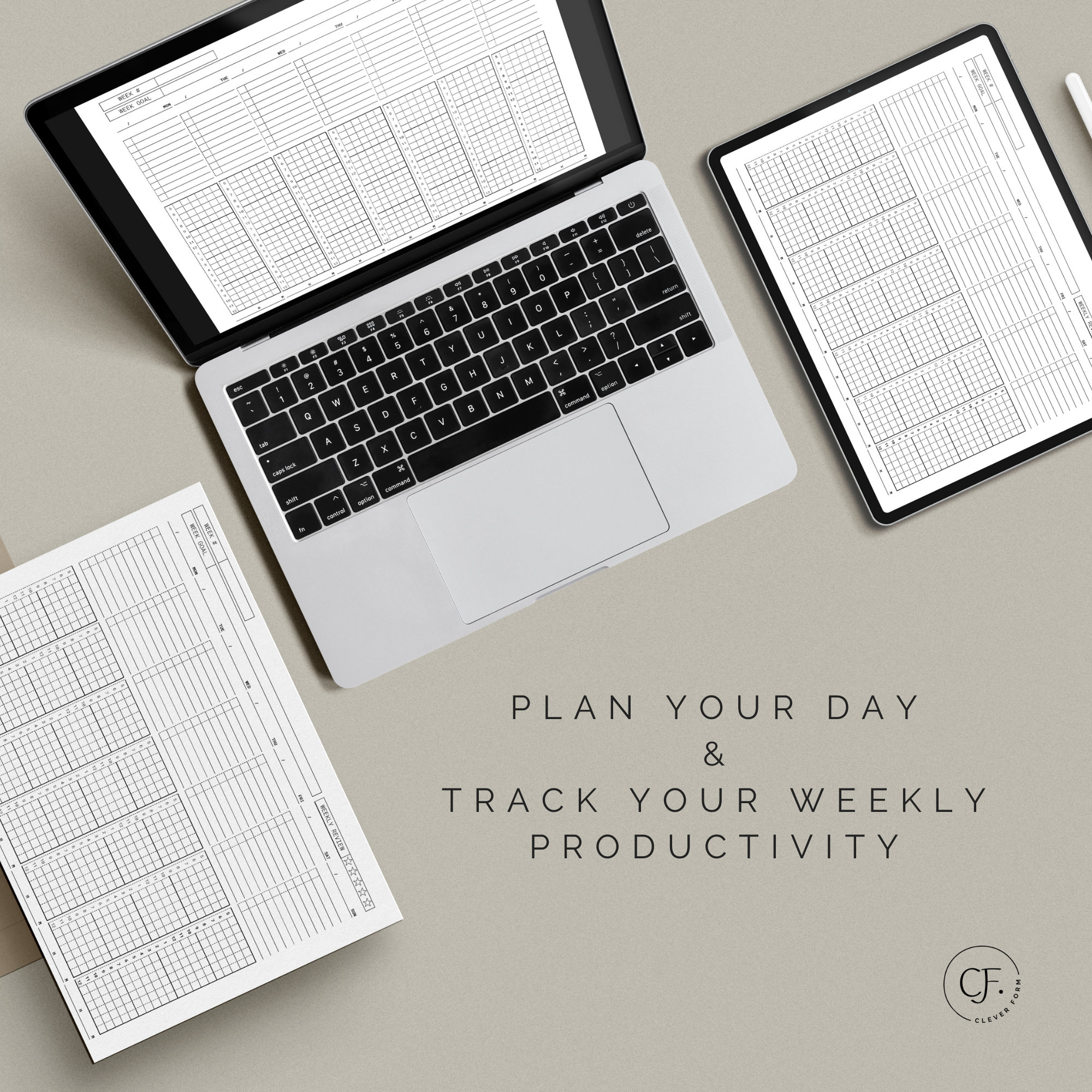 Weekly Time Tracker a Perfect Planner for Students Digital or Printable ...