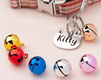 Colorful Pet Collar Bell - Cat Bell - Cat Collar Bell - Dog Bell - Jingle Bell - Jingle Bell Pendants - Bell for Cat Collar -Pet Accessories