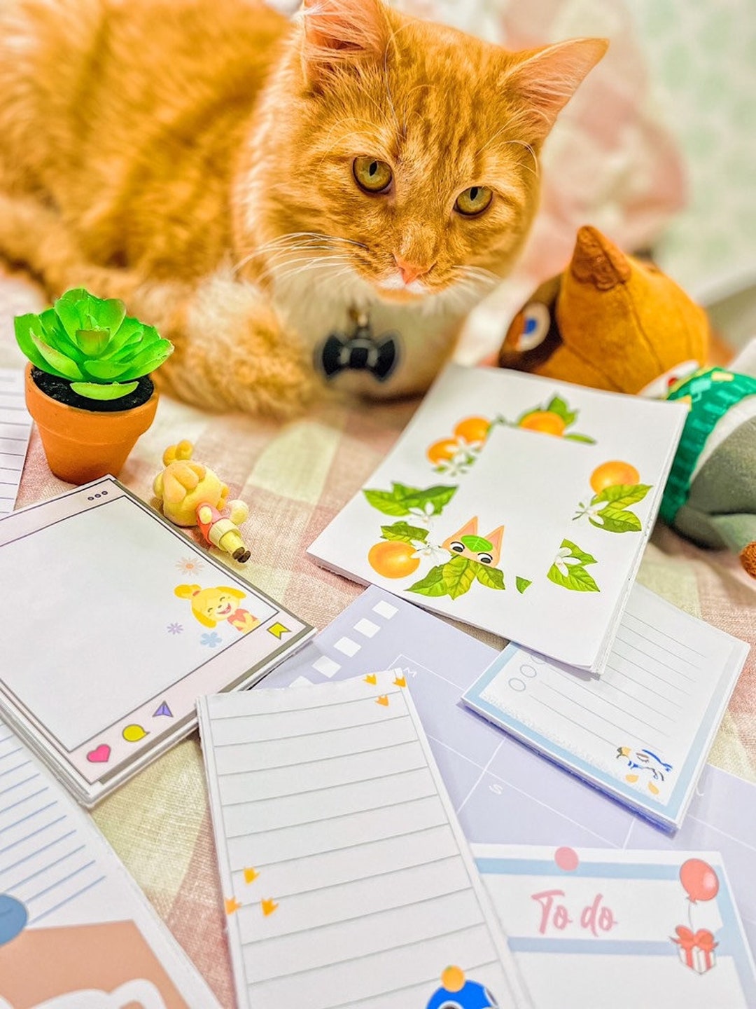 Animal Crossing Stationery Set Notepad Nintendo ACNH Etsy