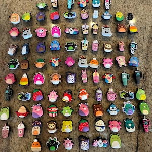 5 Squishmallow Charms for crocs or shoes!!